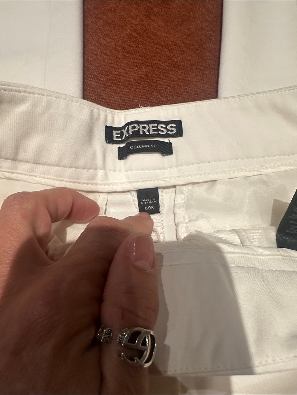 Express Women’s Columnist White Chinos